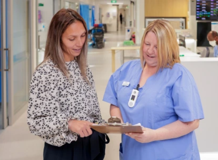 Tamara and Critical Care Charge Nurse Dawn - Health New Zealand