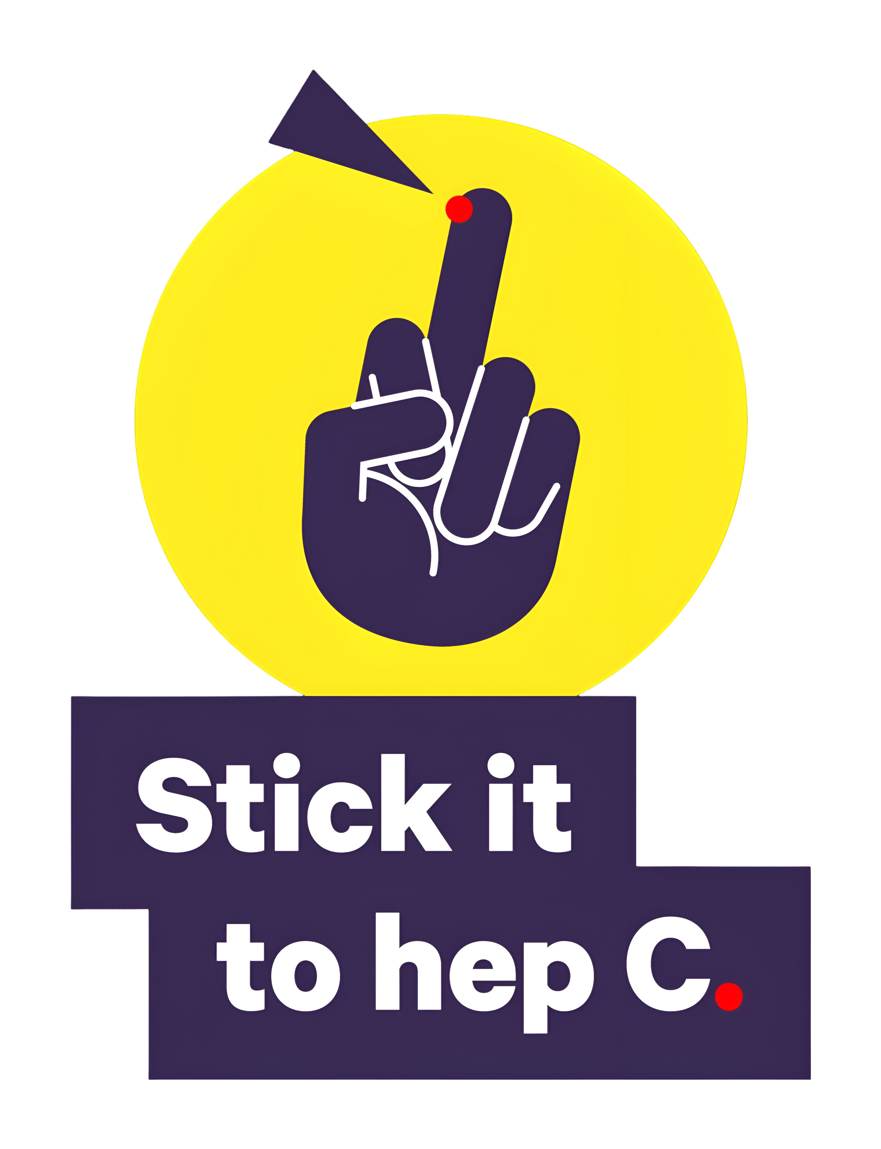 Stick it to hep C logo